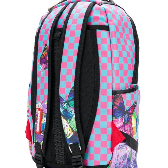 sprayground rainbow stacks backpack
